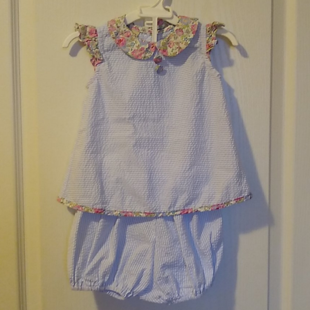 Seersucker summer outfit